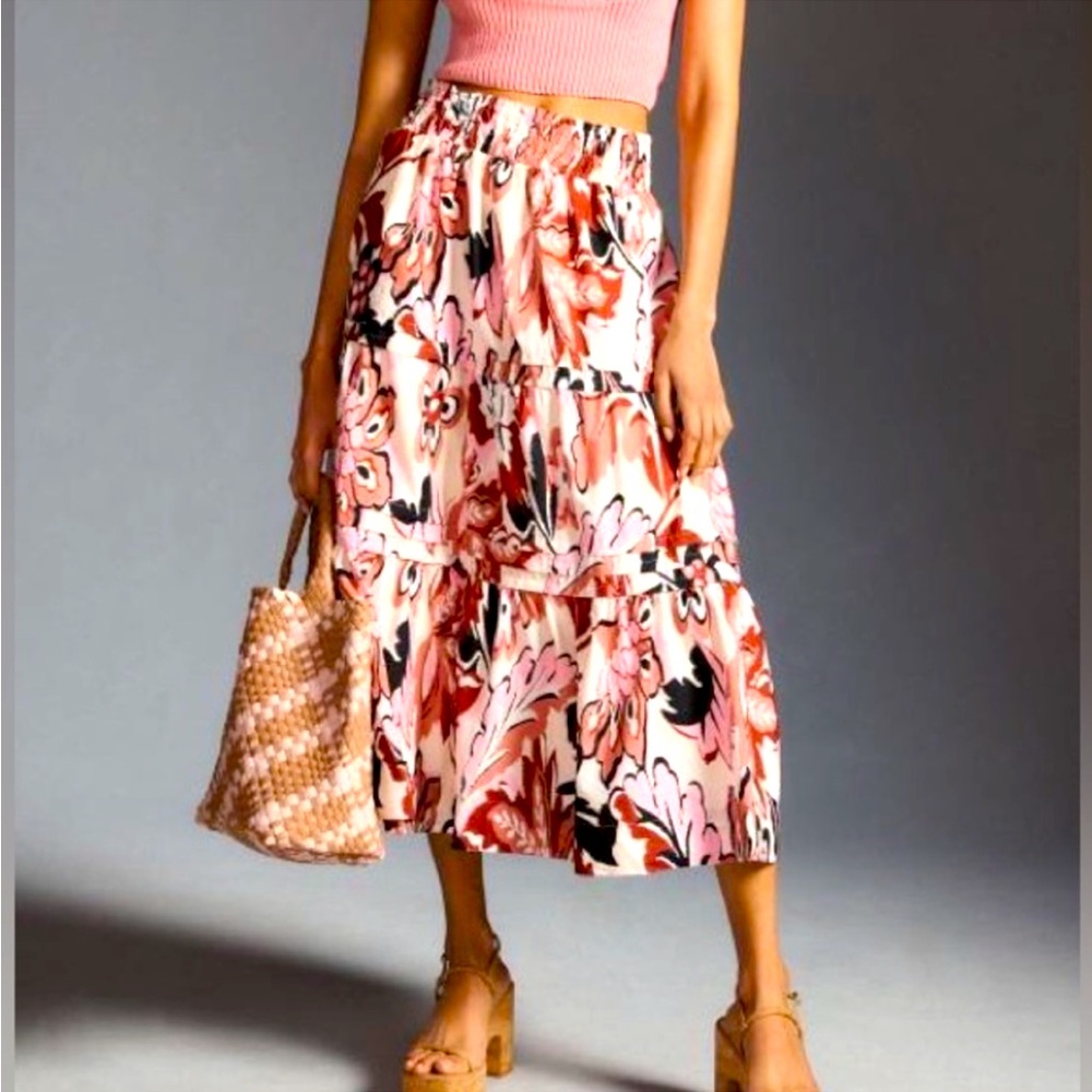 Anthropologie XL Somerset maxiskirt.